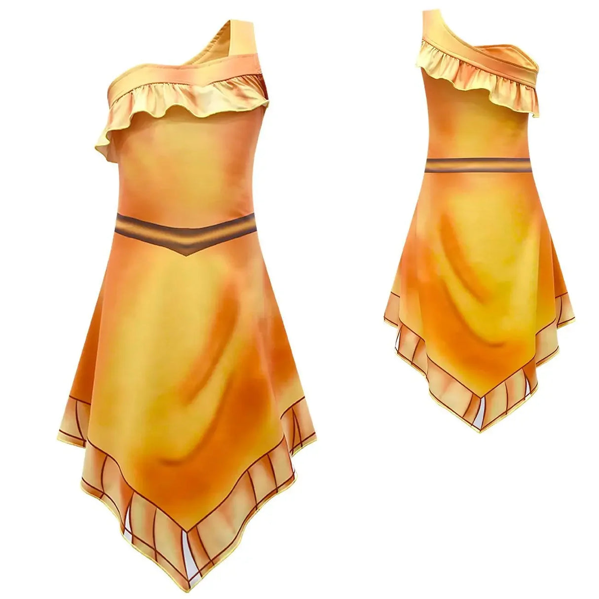 2025halloween Costume de Cosplay Pocahontased pour filles, robe princesse Matoaka, vêtements indiens de plage d'été, perruque