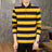 Male Sweatshirts 100℅ Cotton Pullover Stripe Business Formal Red Mens Polo Shirts Clothing Deals High Quality New Luxury Sale Xl - Lootquake