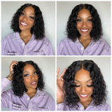 12A Kinky Curly Bob Wig | Glueless 13x4 Lace Frontal Wig | Brazilian Remy Hair
