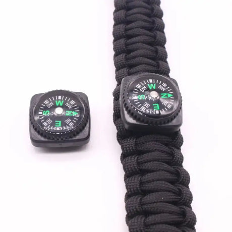 Mini Watch Strap Button Compass for Paracord Bracelet Survival Mini Pocket Compass Outdoor Hiking Camping Accessories - Lootquake