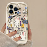 Cartoon Kids Soft Silicone Phone Case For iPhone