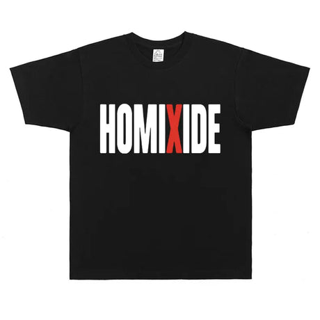 Rapper Homixide Gang Graphic T-shirt Playboi Carti Opium Merch Tshirt Men Women Hip Hop Oversized T Shirts Male Cotton Tops Tees - Lootquake