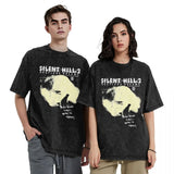 Restless Dreams Silent Hill T Shirt Hip Hop Washed Short Sleeve Street T-Shirts for Men Women Tops Streetwear Graphic Tee Shirt - Lootquake