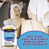 Cápsulas de péptidos de colágeno: fortalecen el cabello, la piel, las uñas, los huesos y las articulaciones.
