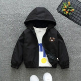 Cartoon Girls Jackets Cute Little Fox Kids Windbreaker Hooded Baby Coat Spring Autumn Children Outwear Toddler Girl Clothes - Lootquake