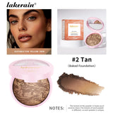 Matte Face Foundation Bronzer Pressed Powder Compact Long Lasting Oil Control Translucent Loose Setting Powder For Face Makeup