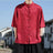 Plus Size Summer Mens Chinese Shirt Ice Silk Vintage Shirt Tang Suit Hanfu Tops Male Vintage Clothing Stand Collar Loose Shirts - Lootquake