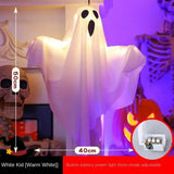 New Halloween Horror Atmosphere Creative Hanging Decorations Haunted House Scene Decoration LED Lights Ghost Party Garden