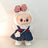 Labubu Doll Clothes & Accessories Denim Skirt With Red Bow Headband Set Trendy Outfits for Labubu Collectibles - Lootquake