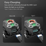 Klarus HM3 Headlamp Portable Mini USB Rechargeable Head Flashlight LED Head Light for Fishing Camping Torch Headlights - Lootquake
