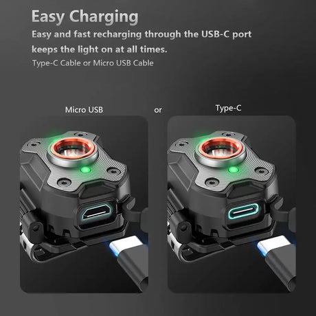 Klarus HM3 Headlamp Portable Mini USB Rechargeable Head Flashlight LED Head Light for Fishing Camping Torch Headlights - Lootquake