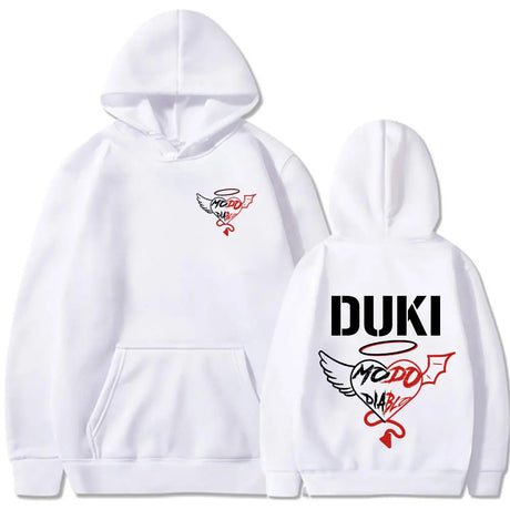Rapper Duki Modo Dlablo Band Merch Hoodies Mens Women Clothing Fashion Hip Hop Oversized Sweatshirts Vintage Hip Hop Pullovers - Lootquake