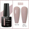 7ml Milky Jelly White Gel Nail Polish Natural Luster Long Lasting Nail Art All for Home DIY Manicure Soak Off UV LED Gel Vernis