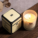 1 vela de aromaterapia con aroma a planta europea moderna para sala de estar, dormitorio, purificación del aire, fragancia duradera, decoración de vasos.