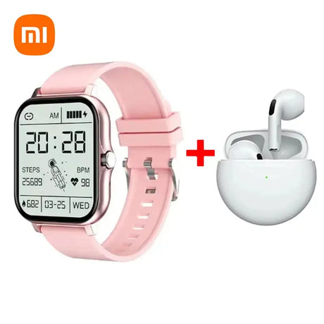Xiaomi Smart Watch Women Men Lady Gift Sport Fitness Watches Heart Rate Monitor Waterproof Smartwatch For Phones Android IOS - Lootquake