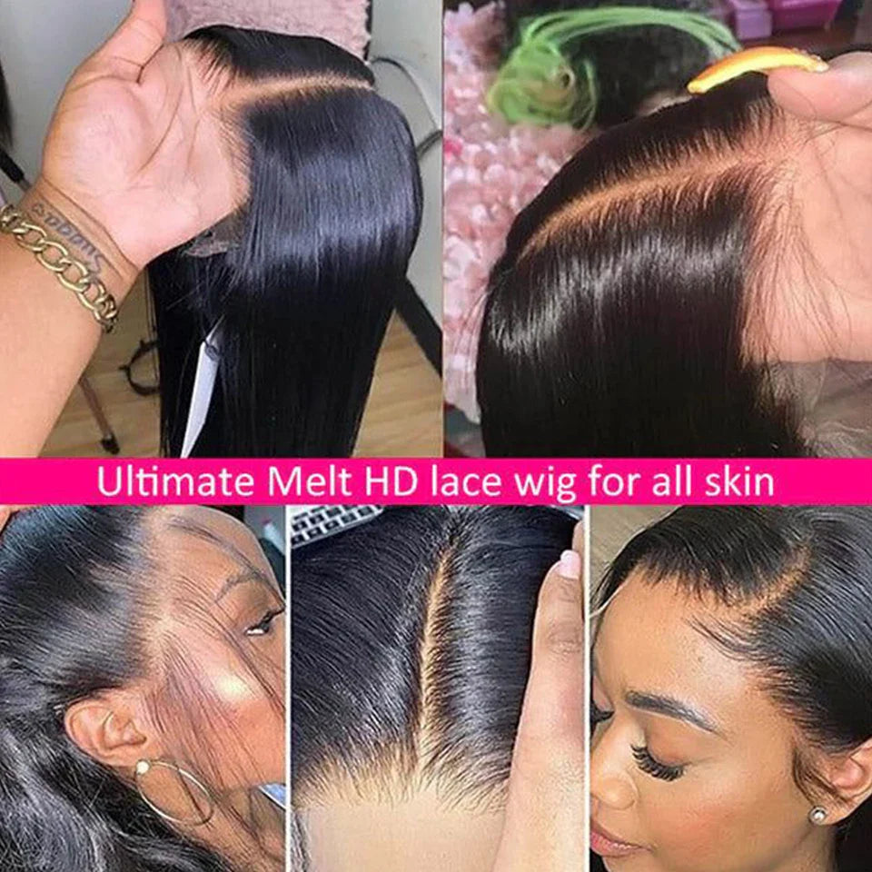 Body Wave T-Part Lace Wig | Transparent Lace Front Malaysian Human Hair