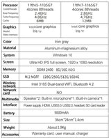 2024 New Ultraslim Dedicated Gaming Laptop 15.6 Inch Intel Core i7-1260+MX550 4Gvideo  NVIDIA   RAM Fingerprint office Notebook - Lootquake