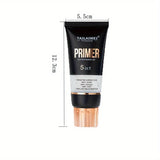 Prebase de maquillaje en gel transparente resistente al agua - Base mate de cobertura total con retención de color, extracto natural de aguacate y rosa