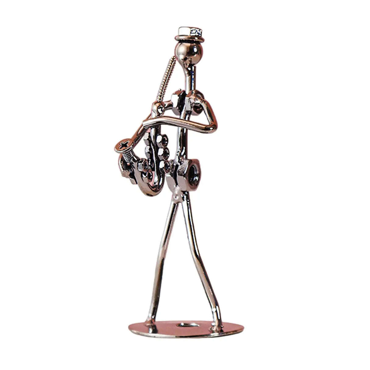 Musical Man Statue Musician Tabletop Figurine for Tabletop Spring Office