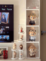 Labubu Pendant Display Box Rotating Transparent Labubu Doll  Storage Blind Box Storage Display Dustproof And Moisture-Proof