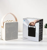 Altavoz Bluetooth inalámbrico pequeño, portátil, para exteriores, con barra de sonido de graves