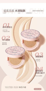 Crema CC hidratante con cojín de aire, crema BB blanqueadora con control de grasa, maquillaje de larga duración, resistente al agua, base hidratante natural.