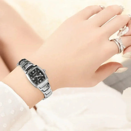 2024 Ladies Fashion Casual Quartz Watch Women Business Stainless Steel Strap Watch Women's Watch Clock Leisure Reloj Mujer - Lootquake
