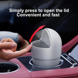 Car Garbage Bin Automotive Trash Cup Car Waste Bin Flip-Top Design Gadgets Interior Car Accessories for Car Sedan SUV Truck