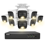 ANNK H.265+ 5MP Lite Ultra HD 8CH DVR Système de sécurité CCTV 8PCS Kit de surveillance vidéo extérieure 5MP EXIR Vision nocturne