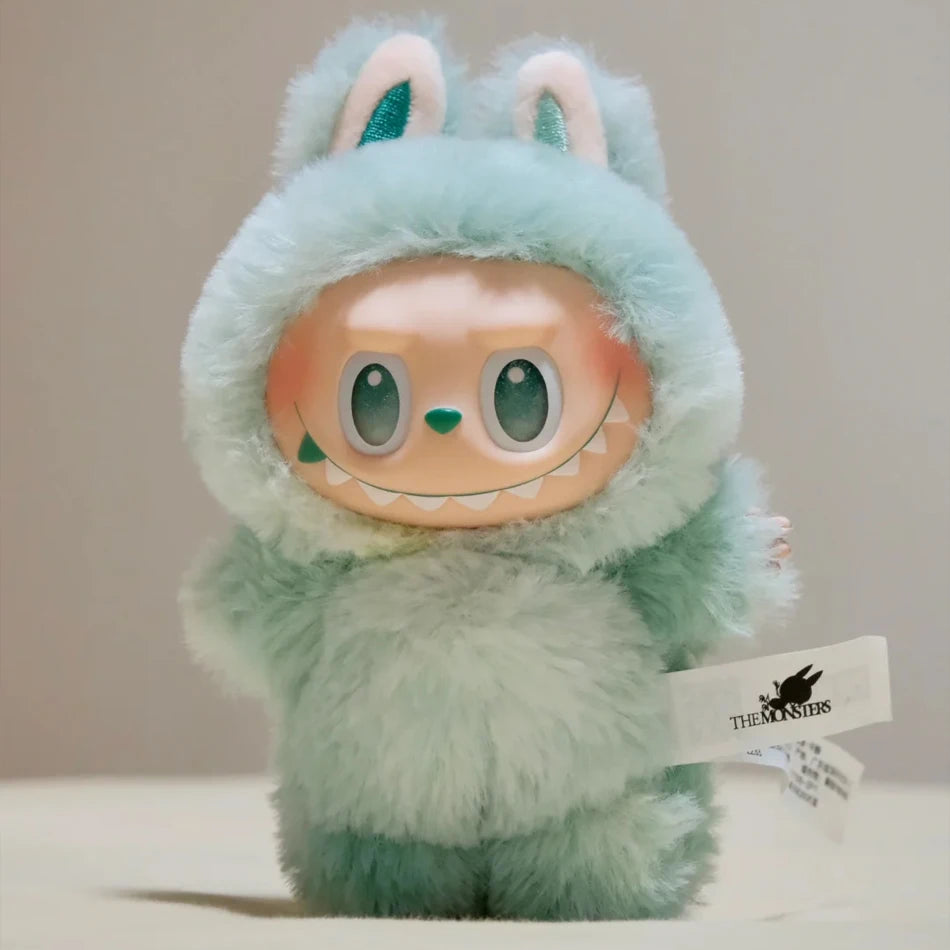 100% Original Labubu V3 boîte à cigarettes grande en énergie pour les monstres colgante figurine d'action version véritable Labubu poupée Anime