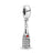 925 Sterling Silver Coffee Red Wine Coffee Glass Maker champagne Charm bead Fit Original Pendant Bracelet DIY Jewelry For Women - Lootquake