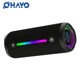 Altavoz Bluetooth portátil impermeable Ohayo de 35 W con potente sonido de 360 grados y graves potentes, TWS, IPX7 resistente al agua.