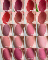 Lápiz labial líquido rosa al por mayor, brillo labial, marca privada, mate nude, de larga duración, libre de crueldad, logotipo personalizado.