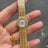 High Quality Brass 18K Gold Plated 2025 Vintage Lucky Small Retro Ladies Watch  Unique Steel Band Quartz High Quality - Lootquake