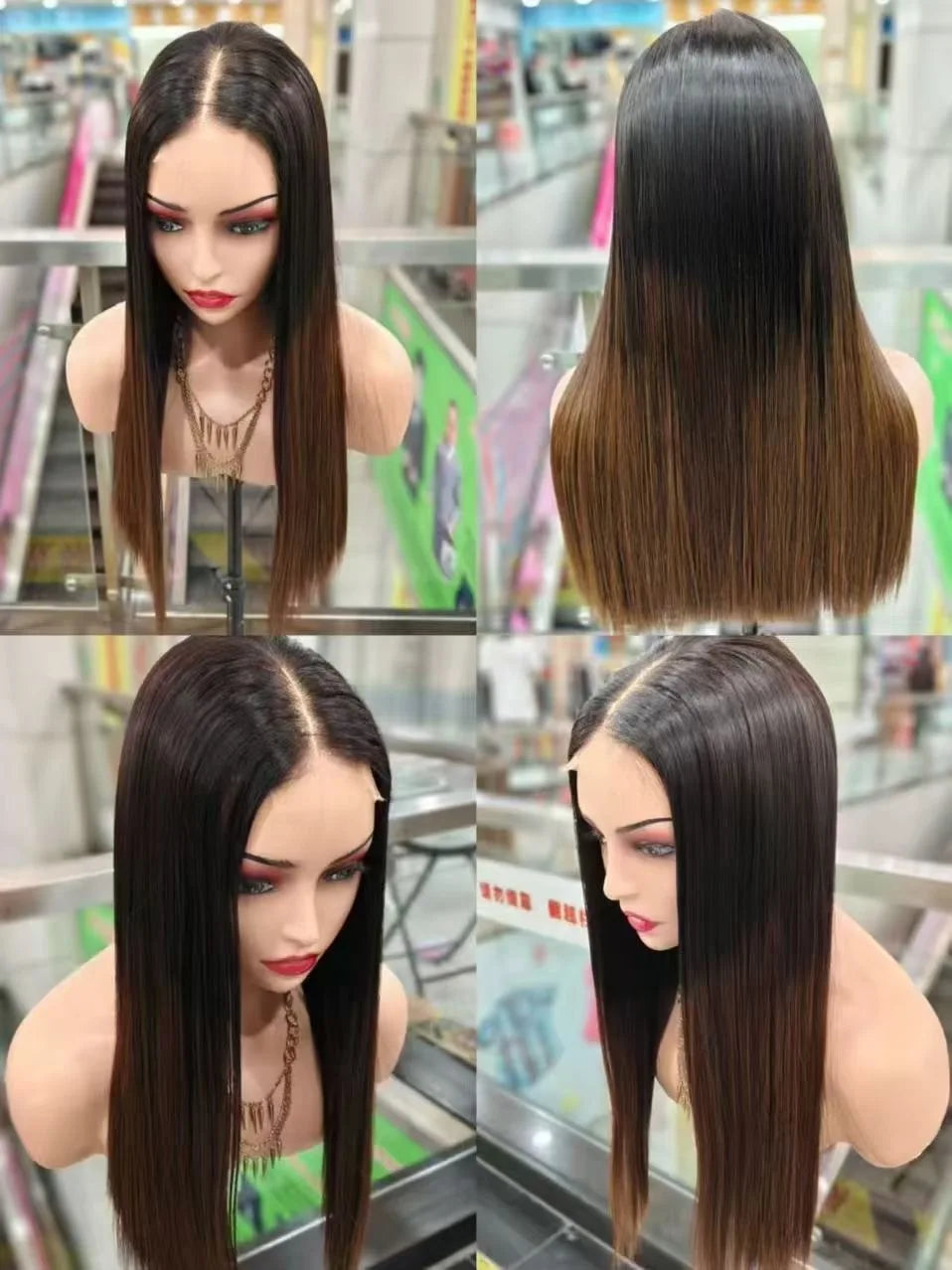 16A Double Drawn 1BT4 Chocolate Brown Bone Straight Wig | 2x6 Real HD Lace Raw Vietnamese Virgin Human Hair