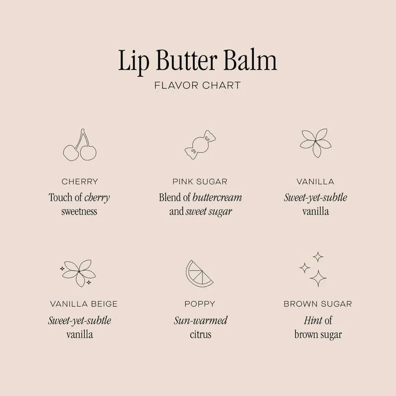 Summer Friday's Vanilla Beige Lip Balm Moisturizing Transparent Lipstick Set Lip Makeupv Smooth Soft Tube Mirror Lip Gloss