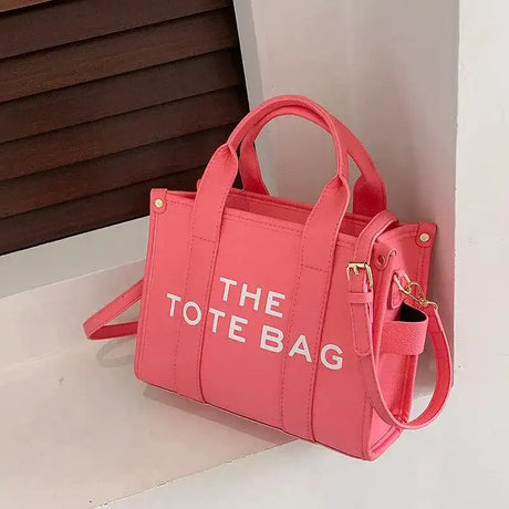The Tote Bag For Women Crossbody Female Handbag New Solid Words Lette Leisure Large Bag,Luxury Fashion Bag,designer Bag for PU - Lootquake