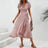 Women's Flowy Split Midi Floral Wrap Dress Summer Irregular High Waist Boho Long Dress A-Line V-Neck Holiday Beach Sundress - Lootquake