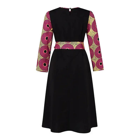 Plus Size 5XL VONDA Bohemian Maxi Long Dress 2024 Women Printed Sundress Fashion Long Sleeve Vestidos Casual Loose Robe - Lootquake
