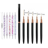 7/9/11/15/25MM Nail Liner Brush Set UV Gel Nail Brushes Kits 5pcs French Stripe Line Painting Drawing Flower Pen Manicure Tools
