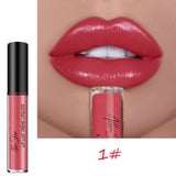 12 Colors Sexy Women Lipstick Waterproof Long Lasting Moist Lip Gloss Vivid Colorful Lipgloss Women Makeup maquiagem