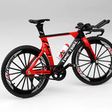 Creative Alloy Bicycle Model Ornament Mini Metal Bike Toy Collectible