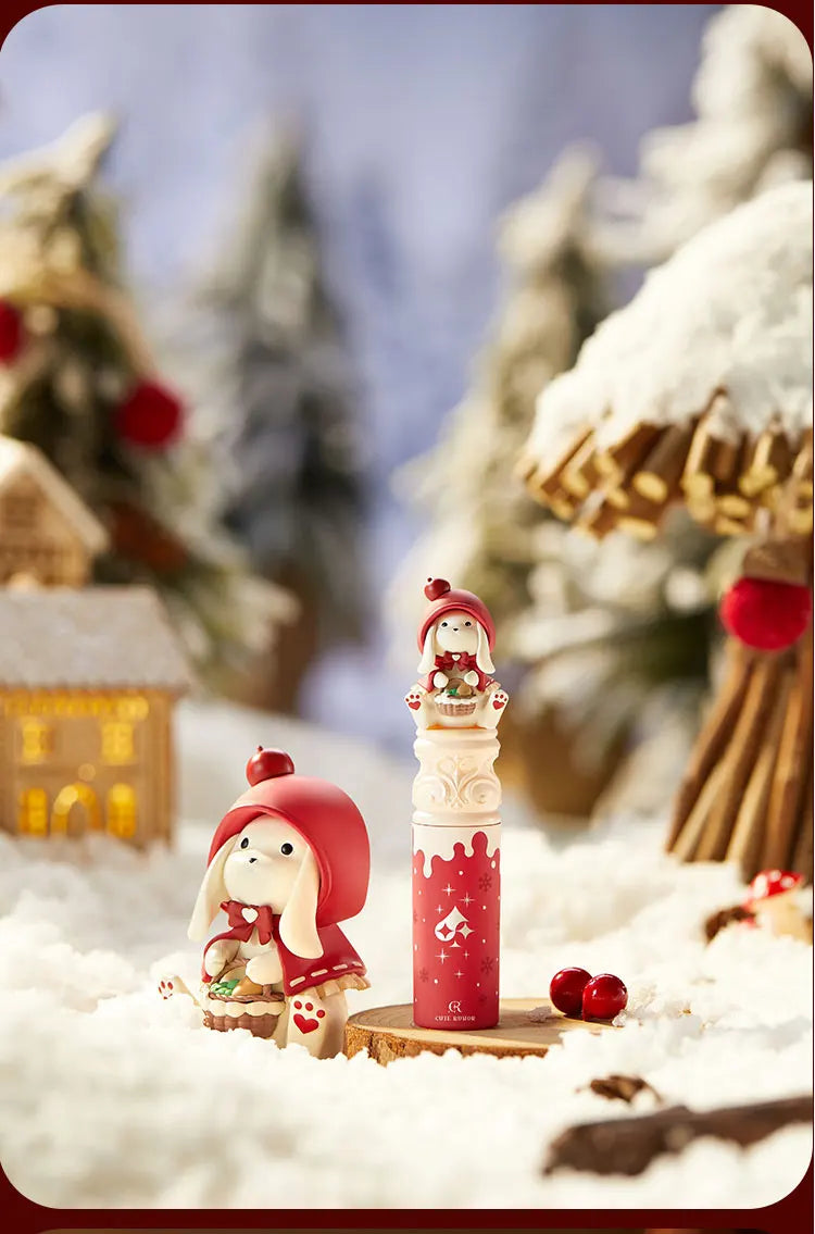 CUTE RUMOR Lip Mud Christmas Little Red Riding Hood Rabbit Lipstick Velvet Mist Matte Fine Sparkling Shimmer Lipgloss
