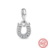 Nuevos anillos de plata 925 con diseño de dos anillos, conectores, dijes, cuentas, compatibles con pulseras originales Pantaro Me, joyería DIY para mujer.