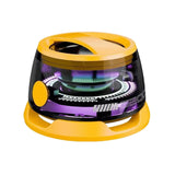 Enceinte Bluetooth portable G200, éclairage RGB, haut-parleur magnétique BT5.3, mini caisson de basses, autonomie de 7 heures, support pour téléphone