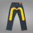 Jeans Women Gothic Y2K Retro Streetwear Black Cargo Punk Vintage Kpop Print Wide Leg Denim Panrts Female Autumn Trousers Pants - Lootquake