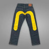 Jeans Women Gothic Y2K Retro Streetwear Black Cargo Punk Vintage Kpop Print Wide Leg Denim Panrts Female Autumn Trousers Pants - Lootquake