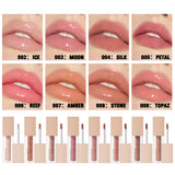 8 Color Non-stick cup Velvet Satin Gloss Lip glaze Mist Liquid matte lipstick Waterproof long-lasting color liquid
