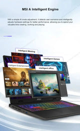 2024 MSI Sword 17 HX Laptop 17 Inch 2.5K QHD 240Hz IPS Screen Netbook i7-14700HX 16GB 1TB SSD RTX4060 Gaming Notebook Computer - Lootquake