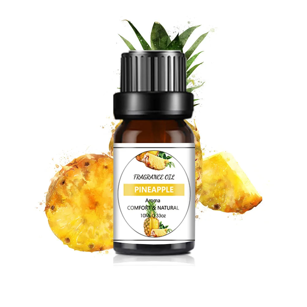 10ML Fragrance Oil Plant Making DIY 33 Flavor Aromatherapy Plaster Candle Soap Fragrance Oil for SPA Diffuser Sleep Humidifier